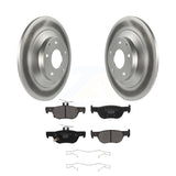 Rear Coated Disc Brake Rotors And Ceramic Pads Kit For Mazda CX-30 MX-30 EV