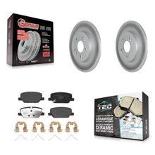 Load image into Gallery viewer, Rear Coated Disc Brake Rotors Ceramic Pad Kit For Hyundai Santa Fe Kia Telluride