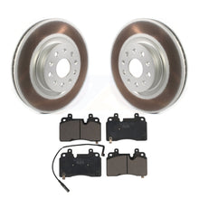 Charger l&#39;image dans la galerie, Front Coated Disc Brake Rotors And Ceramic Pads Kit For Cadillac CT6