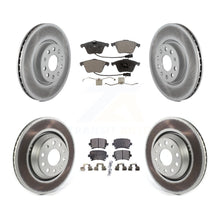 Load image into Gallery viewer, Front Rear Coated Disc Brake Rotors And Ceramic Pads Kit For Volkswagen CC