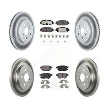 Load image into Gallery viewer, Front Rear Coat Disc Brake Rotors Ceramic Pad Kit For Toyota Corolla Prius Prime