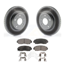 Charger l&#39;image dans la galerie, Front Coated Disc Brake Rotors And Ceramic Pads Kit For Honda CR-V