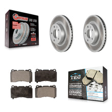 Load image into Gallery viewer, Front Coated Disc Brake Rotors And Ceramic Pads Kit For 2019 Cadillac ATS Base