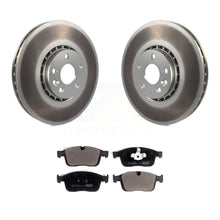 Load image into Gallery viewer, Front Coat Brake Rotors Ceramic Pad Kit For Volvo XC60 With 328mm Diameter Rotor