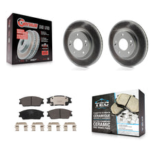 Charger l'image dans la galerie, Front Coat Disc Brake Rotor Ceramic Pad Kit For 2020-2022 Kia Soul Hyundai Venue