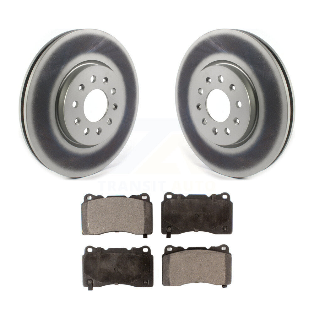 Front Coat Disc Brake Rotors Ceramic Pad Kit For 2020 Buick Regal Sportback 3.6L