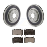 [Front] 2020 Buick Regal Sportback 3.6L Premium Coated Rotors & Ceramic Pads Brake Kit For Max Braking