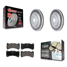 Load image into Gallery viewer, [Front] 2018-2020 Subaru WRX STI Premium Coated Rotors &amp; Ceramic Pads Brake Kit For Max Braking