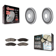 Load image into Gallery viewer, [Front] 2007 Nissan TITAN From 04 07 Premium Coated Rotors &amp; Ceramic Pads Brake Kit For Max Braking