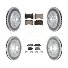 Load image into Gallery viewer, [Front+Rear] 2017-2019 Tesla X S Premium Coated Rotors &amp; Ceramic Pads Brake Kit For Max Braking