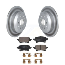 Charger l&#39;image dans la galerie, Rear Coated Disc Brake Rotors And Ceramic Pads Kit For Jeep Wrangler