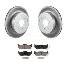 Charger l&#39;image dans la galerie, Rear Coated Brake Rotors Ceramic Pad Kit For 2004 Nissan Pathfinder From 08