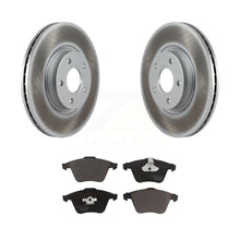 Charger l&#39;image dans la galerie, Front Coated Disc Brake Rotors And Ceramic Pads Kit For Volvo S40