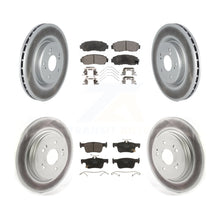 Load image into Gallery viewer, [Front+Rear] 2019-2021 Acura RDX Premium Coated Rotors &amp; Ceramic Pads Brake Kit For Max Braking