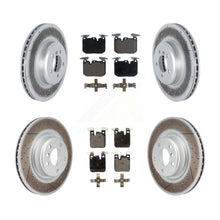 Charger l'image dans la galerie, Front Rear Coated Disc Brake Rotor And Ceramic Pad Kit For BMW 230i xDrive M240i