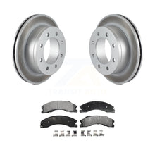 Load image into Gallery viewer, Rear Coated Disc Brake Rotors And Ceramic Pads Kit For Chevrolet Express 4500