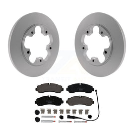 Rear Coat Brake Rotors Ceramic Pad Kit For 20 Ford Transit-350 With 5 Lug Wheels