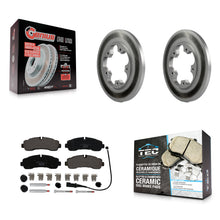 Load image into Gallery viewer, Rear Coat Brake Rotors Ceramic Pad Kit For 20 Ford Transit-350 With 5 Lug Wheels