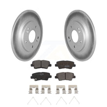 Charger l&#39;image dans la galerie, Rear Coated Disc Brake Rotors And Ceramic Pad Kit For 2022-2023 Hyundai Kona AWD