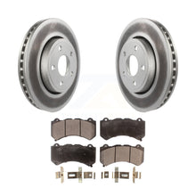 Charger l&#39;image dans la galerie, Front Coated Disc Brake Rotors Ceramic Pad Kit For 2012 Jeep Grand Cherokee 6.4L