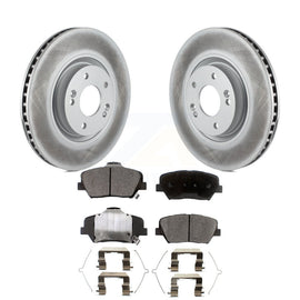 [Front] 2019-2022 Hyundai Nexo Premium Coated Rotors & Ceramic Pads Brake Kit For Max Braking