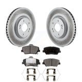 [Front] 2019-2022 Hyundai Nexo Premium Coated Rotors & Ceramic Pads Brake Kit For Max Braking