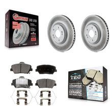 Load image into Gallery viewer, [Front] 2019-2022 Hyundai Nexo Premium Coated Rotors &amp; Ceramic Pads Brake Kit For Max Braking