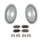 [Rear] 2019 Kia Niro EV Premium Coated Rotors & Ceramic Pads Brake Kit For Max Braking