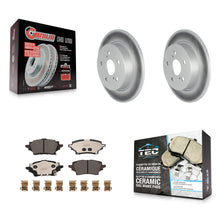 Charger l'image dans la galerie, Rear Coated Disc Brake Rotors And Ceramic Pads Kit For Toyota C-HR