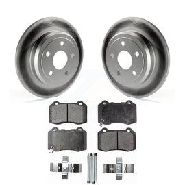 [Rear] 2012 Jeep Grand Cherokee 6.4L Premium Coated Rotors & Ceramic Pads Brake Kit For Max Braking
