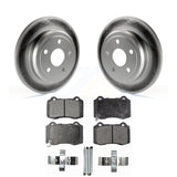 [Rear] 2012 Jeep Grand Cherokee 6.4L Premium Coated Rotors & Ceramic Pads Brake Kit For Max Braking