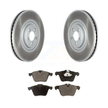 Load image into Gallery viewer, Front Coated Disc Brake Rotors And Ceramic Pads Kit For Jaguar XJ XF