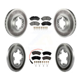 Front Rear Coat Brake Rotors Ceramic Pad Kit For Ford Transit-250 Transit-350 Transit-150 KGT-103369