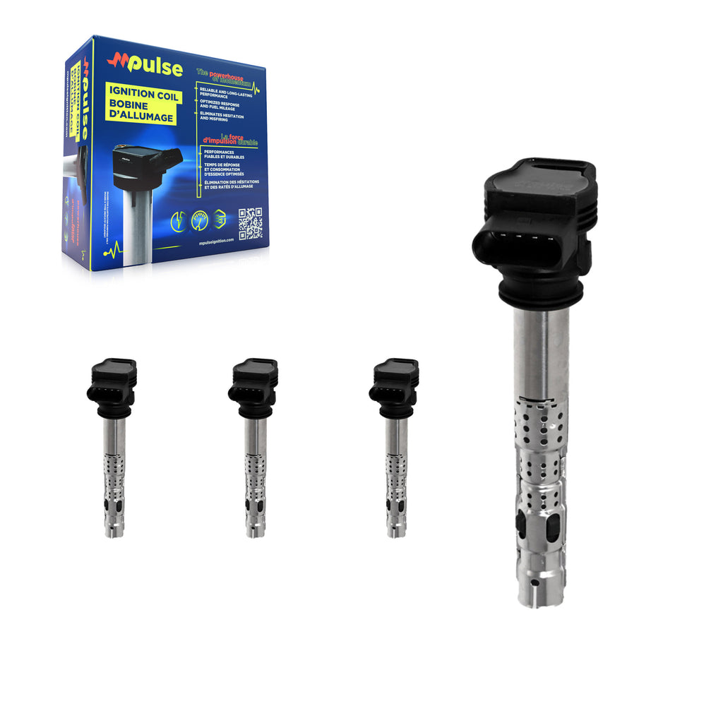 Mpulse Ignition Coil Kit For Volkswagen Jetta Audi Passat Beetle Tiguan Q5 A4 CC
