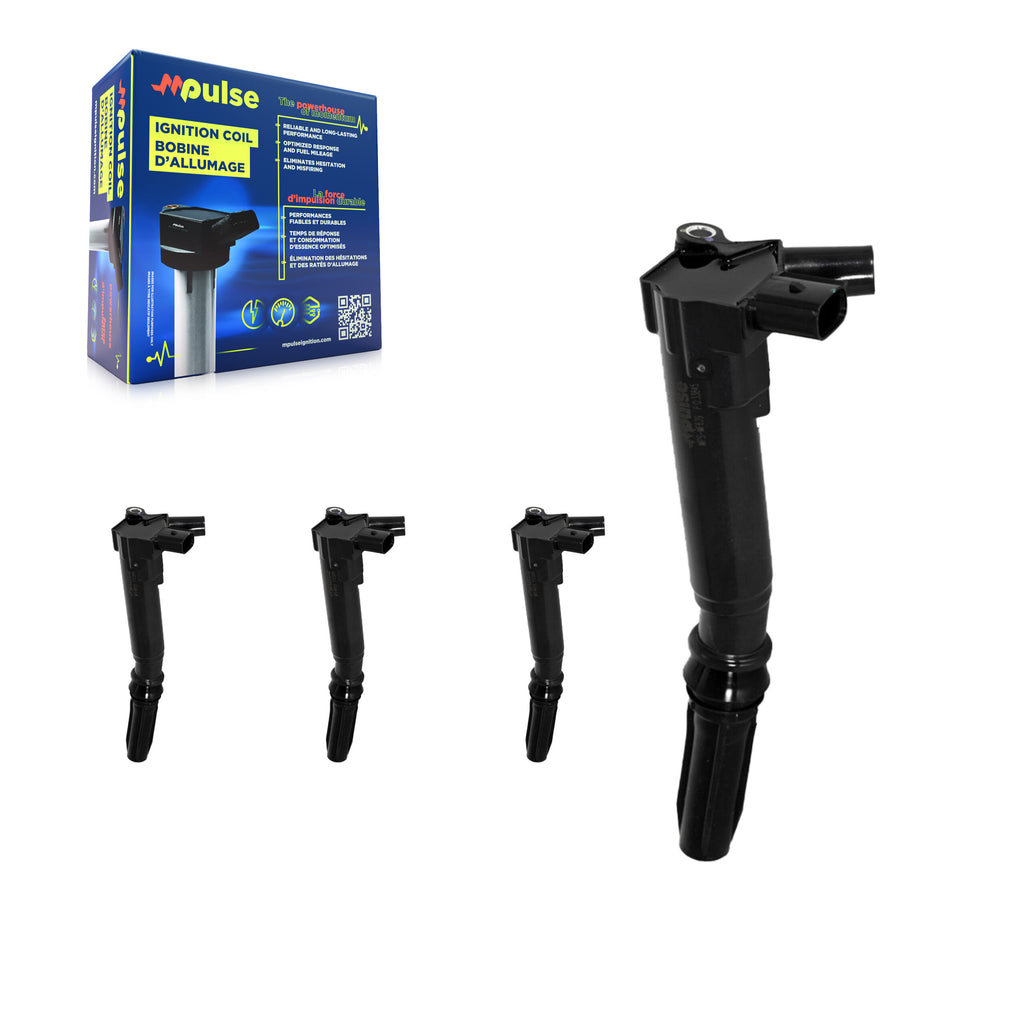 Mpulse Ignition Coil Kit For 2017 Ford E-450 Super Duty 6.2L Driver Side