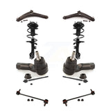 Front Control Arms Complete Shock Tie Rods Link Sway Bar Kit (10Pc) For Mitsubishi Lancer KSS-104027
