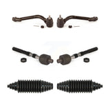 Front Steering Tie Rod End & Boot Kit For Hyundai Sonata Kia Optima KTB-100732