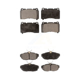 Front Rear Ceramic Brake Pads Kit For Ford Mustang