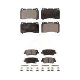 Front Rear Ceramic Brake Pads Kit For Cadillac ATS CTS