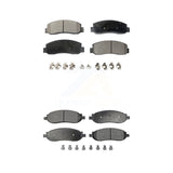 Front Rear Ceramic Brake Pads Kit For 2005-2007 Ford F-250 Super Duty F-350