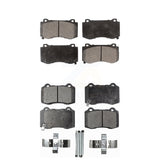 Front Rear Ceramic Brake Pads Kit For Dodge Charger Chrysler 300 Challenger Jeep