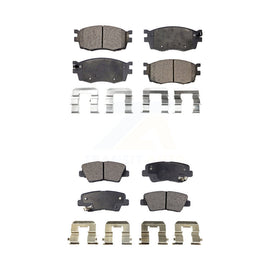 Front Rear Ceramic Brake Pads Kit For 2011 Hyundai Accent