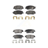 Front Rear Ceramic Brake Pads Kit For Hyundai Genesis 3.8L