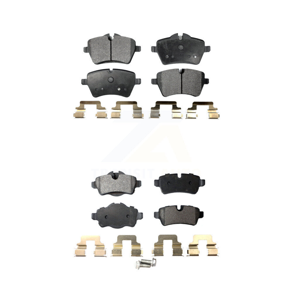 Front Rear Ceramic Brake Pads Kit For Mini Cooper With 294mm Diameter Rotor