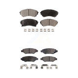 Front Rear Ceramic Brake Pads Kit For Cadillac CTS With Heavy Duty Brakes