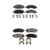 Front Rear Ceramic Brake Pads Kit For Cadillac XTS