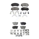 Front Rear Ceramic Brake Pads Kit For 2010-2013 Suzuki Kizashi