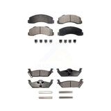 Front Rear Ceramic Brake Pads Kit For 2010-2011 Ford F-150