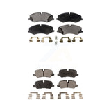 Front Rear Ceramic Brake Pads Kit For Land Rover LR4 Range Sport