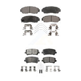 Front Rear Ceramic Brake Pads Kit For 2011-2017 Honda Odyssey